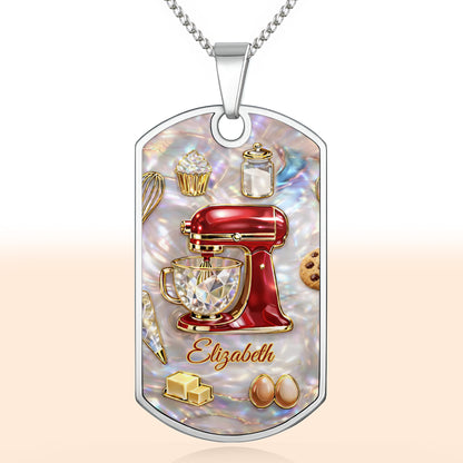 Baking With Love With Stand Mixer And Sweet Ingredients