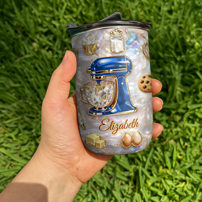 Baking Is A Work Of Heart Stand Mixer And Cupcake