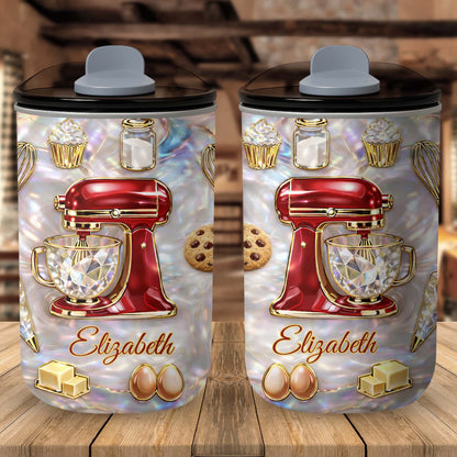 Baking Is A Work Of Heart Stand Mixer And Cupcake