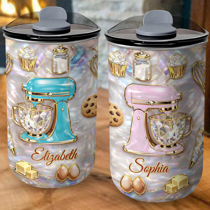 Baking Is A Work Of Heart Stand Mixer And Cupcake