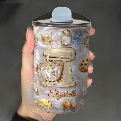 Baking Is A Work Of Heart Stand Mixer And Cupcake