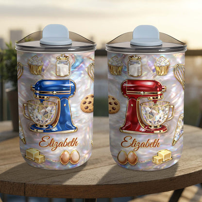 Baking Is A Work Of Heart Stand Mixer And Cupcake