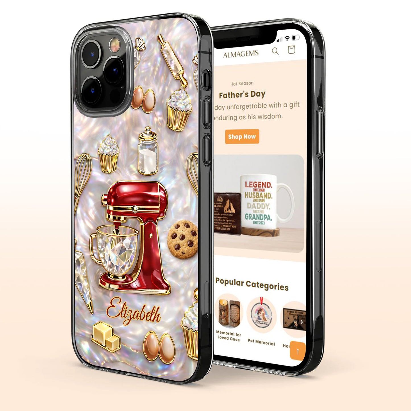 Bake The World A Better Place, Mixer And Cupcake Design