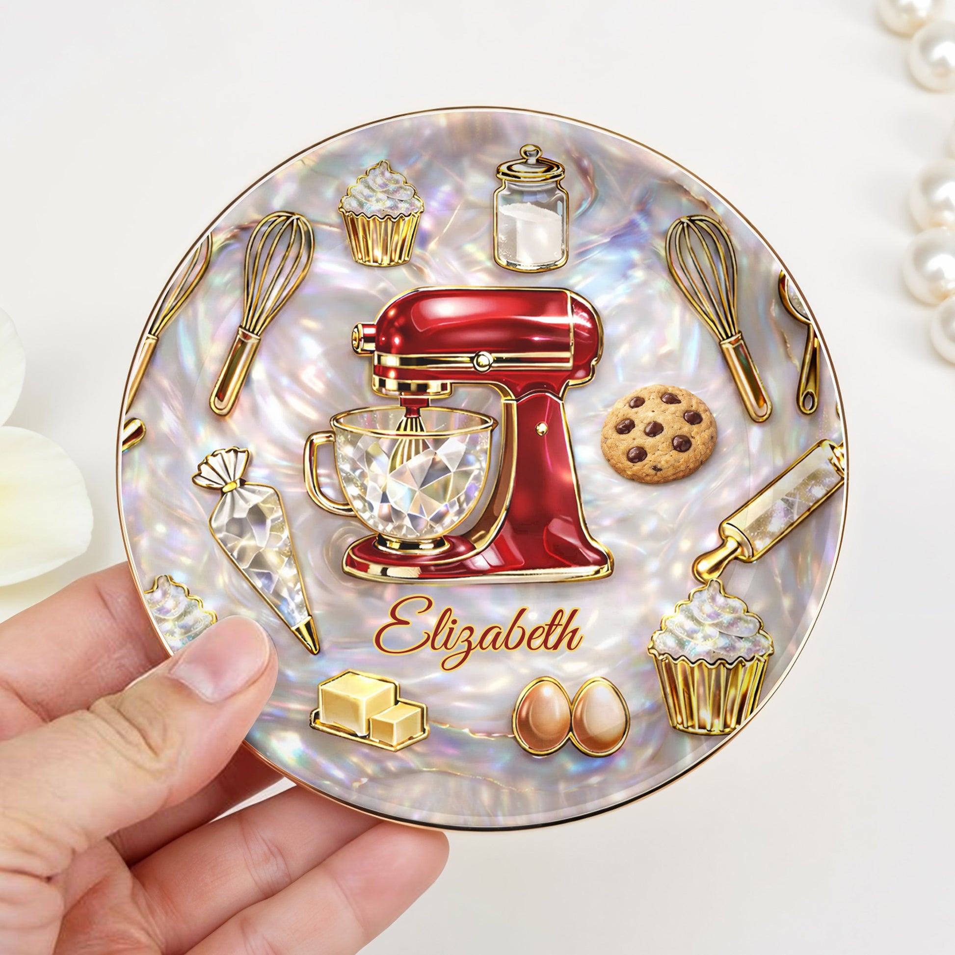 A Pinch Of Love In Every Batch Baker Mixer And Cupcake