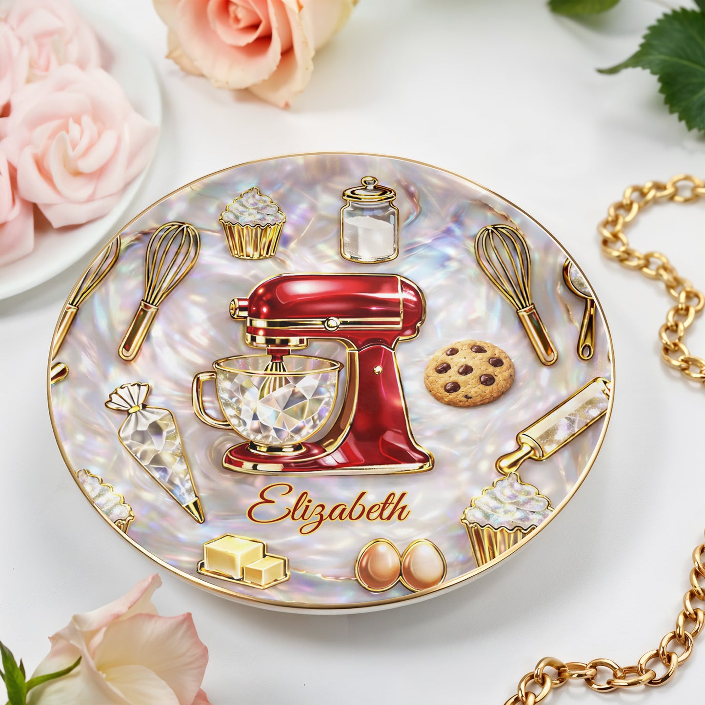 A Pinch Of Love In Every Batch Baker Mixer And Cupcake