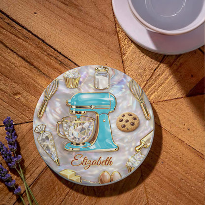 Baking With Love And Passion Stand Mixer And Kitchen Utensils