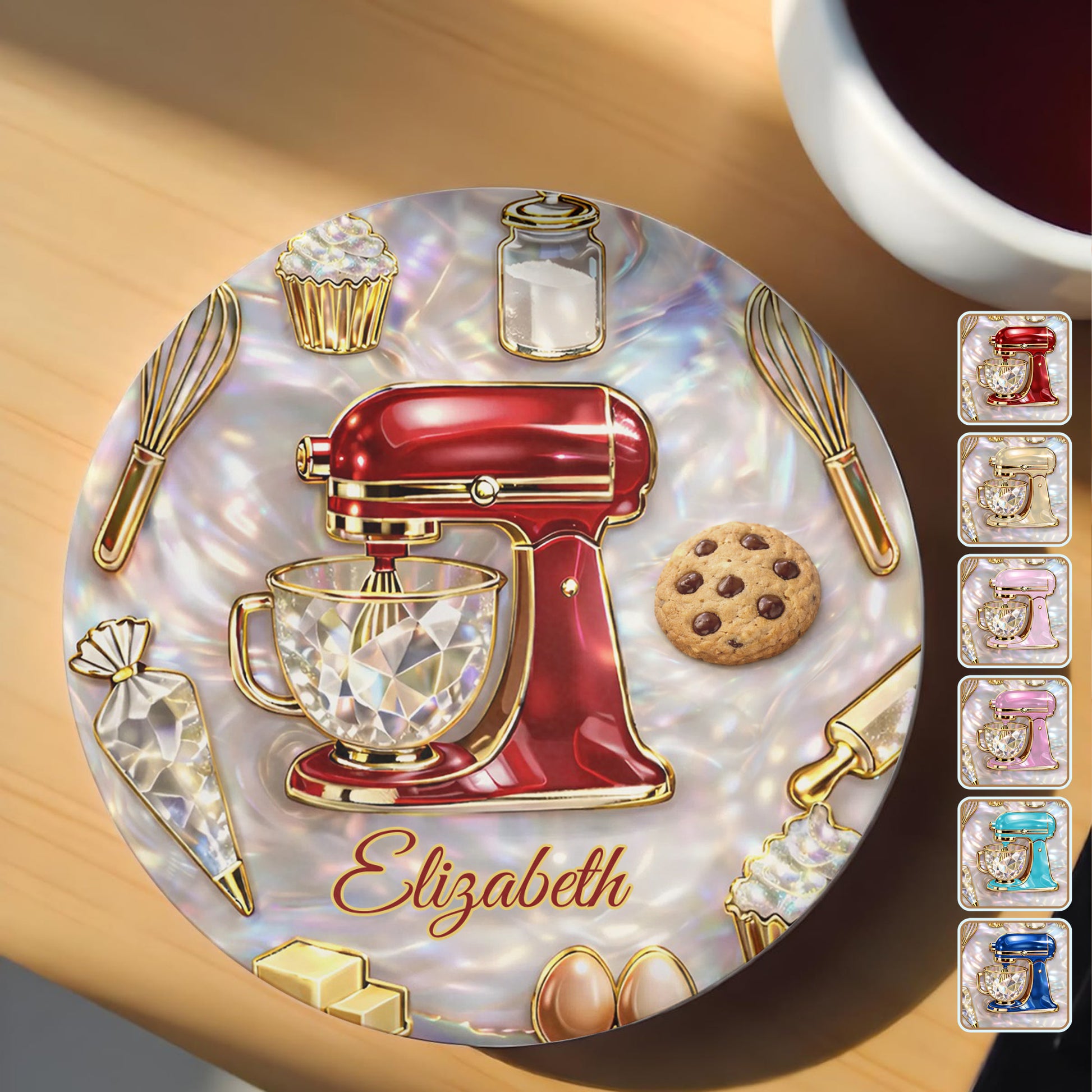 Baking With Love And Passion Stand Mixer And Kitchen Utensils