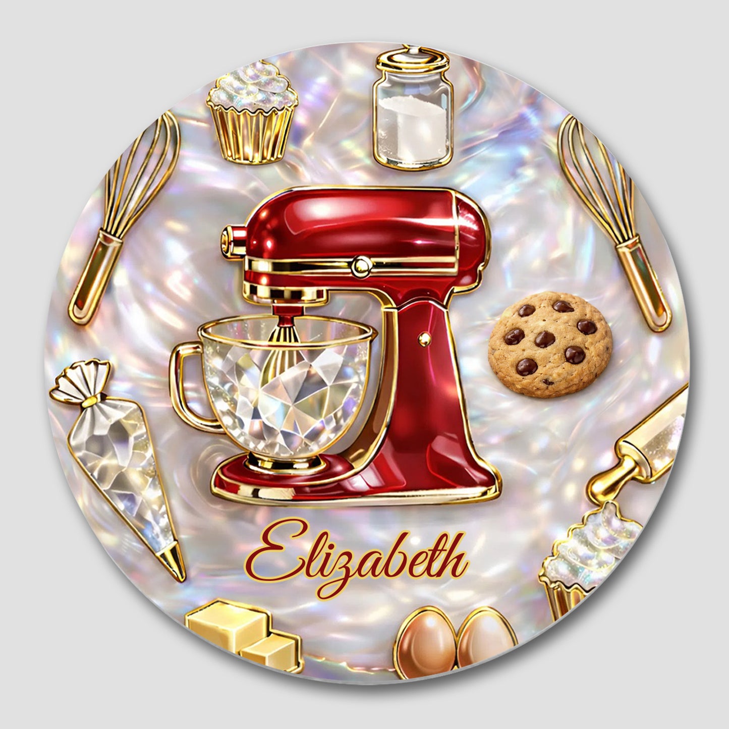 Baking With Love And Passion Stand Mixer And Kitchen Utensils