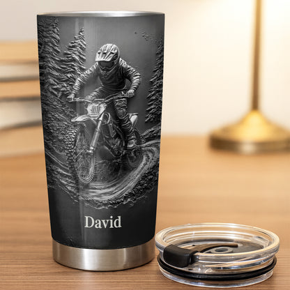 Experience The Thrill Of The Ride, Motorcycle And Rider