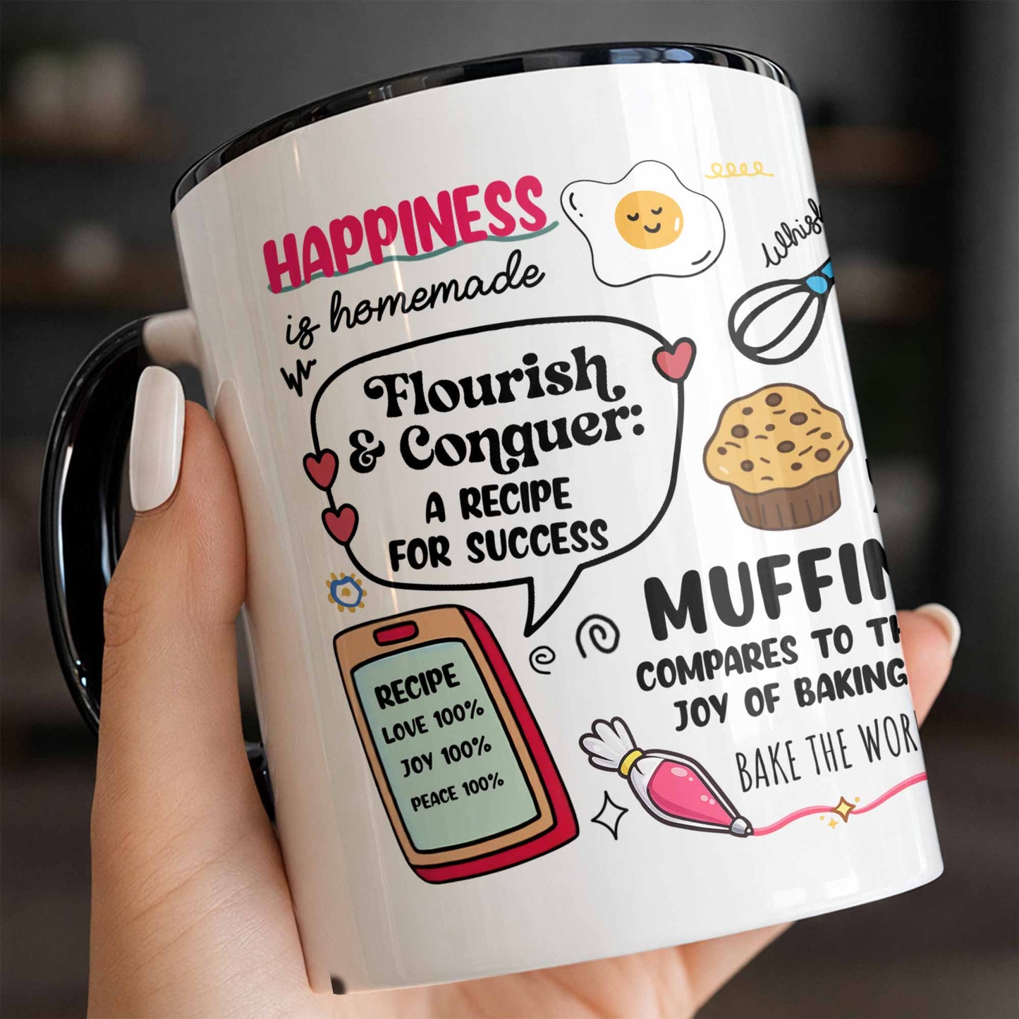 Happiness Is Homemade Flourish & Conquer Muffin And Recipe Book