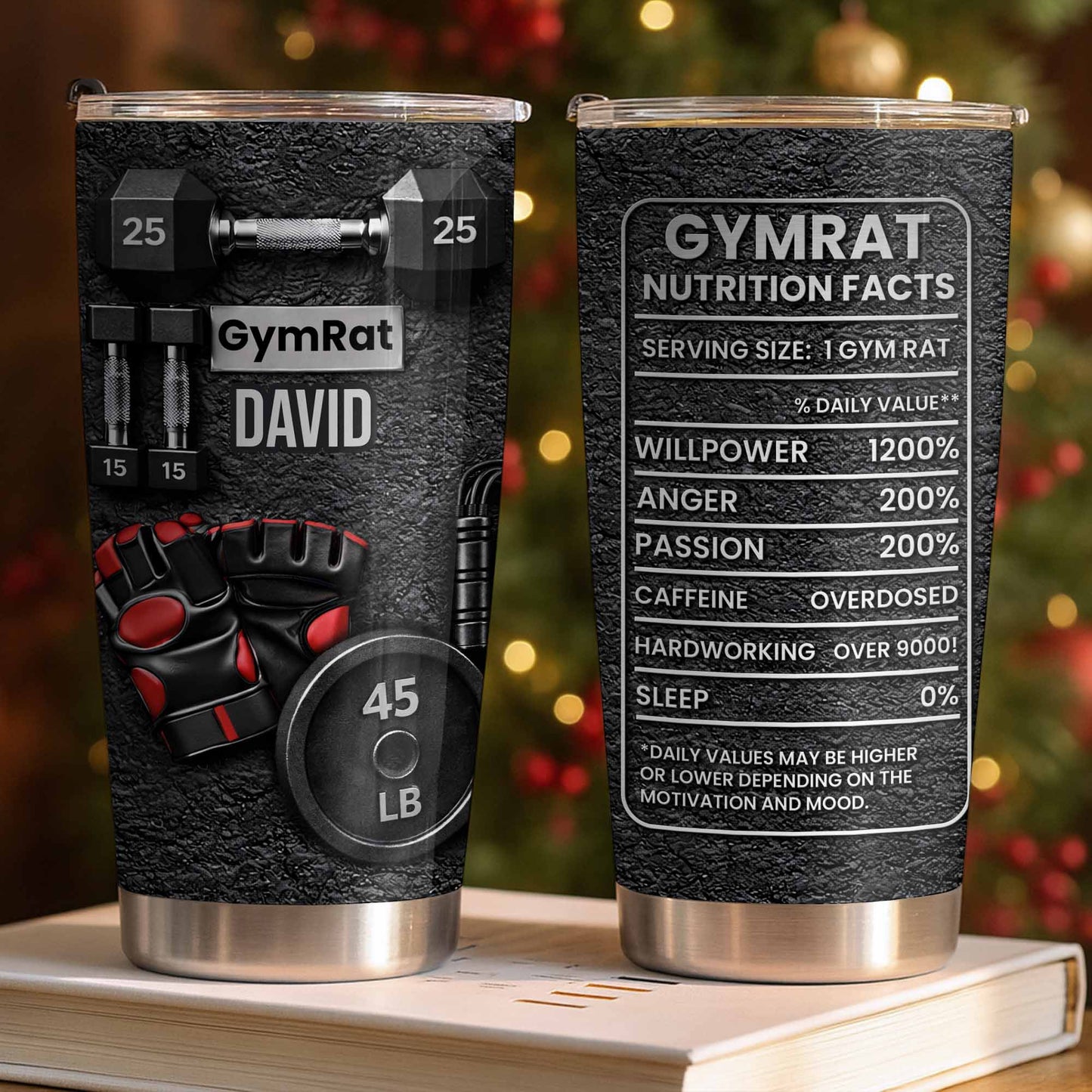 GymRat Nutrition Facts, Willpower And Passion