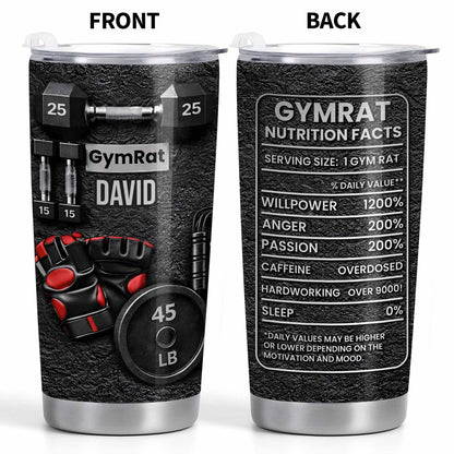 GymRat Nutrition Facts, Willpower And Passion