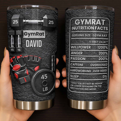 GymRat Nutrition Facts, Willpower And Passion