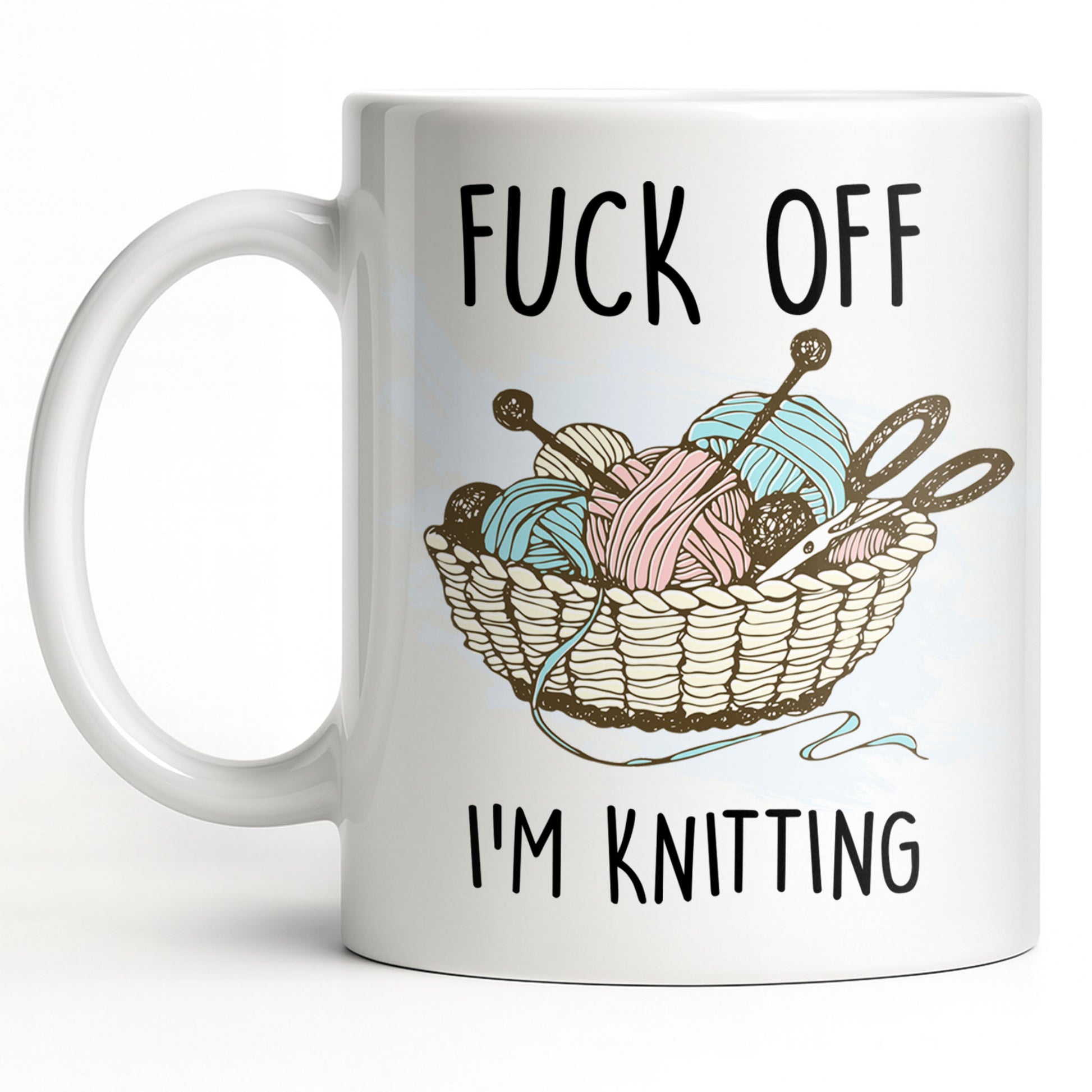 Eff Off, I'm Knitting, Fun Illustrated Design