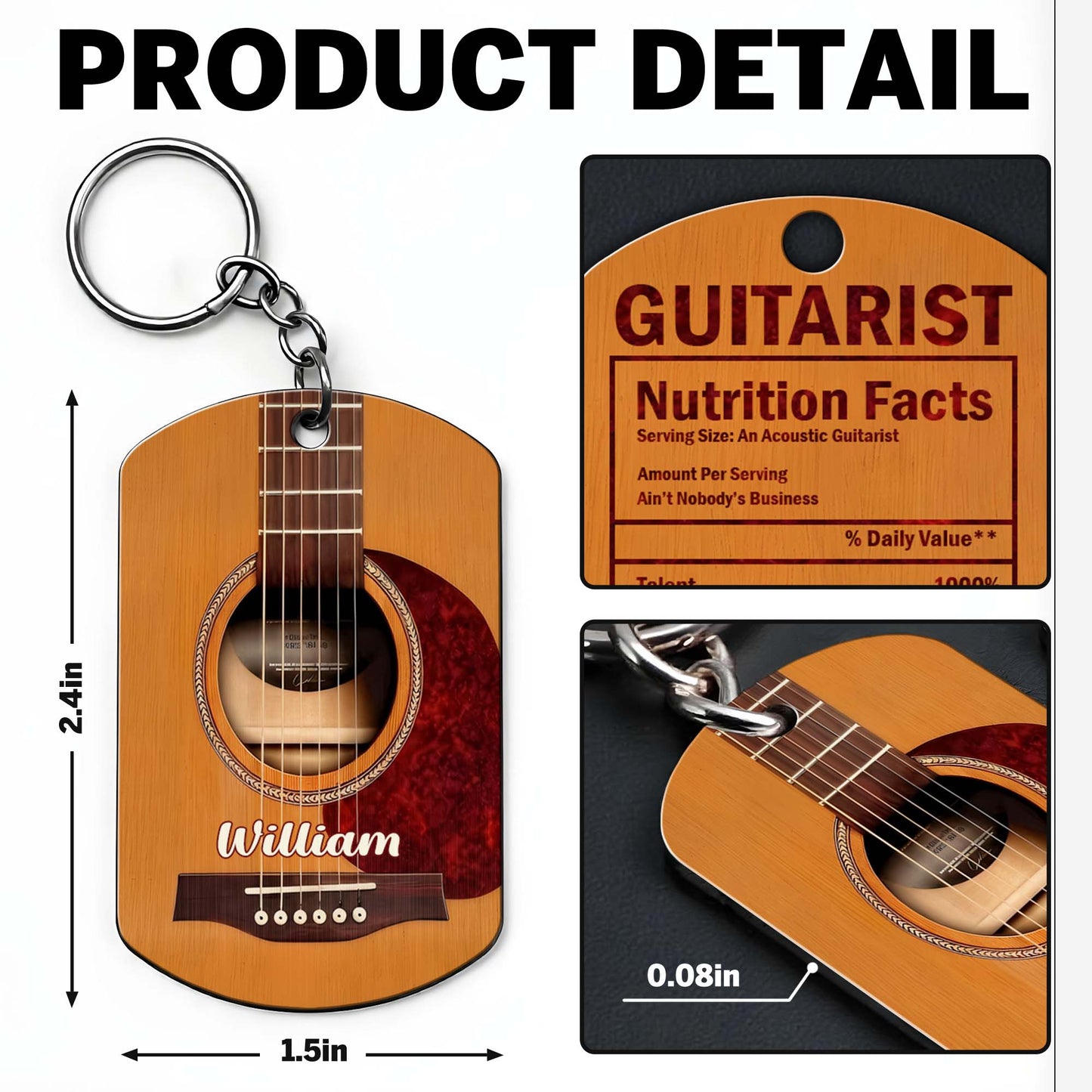 Guitarist Nutrition Facts Acoustic Guitar With Talent And Creativity