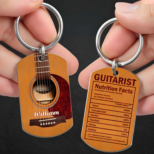 Guitarist Nutrition Facts Acoustic Guitar With Talent And Creativity