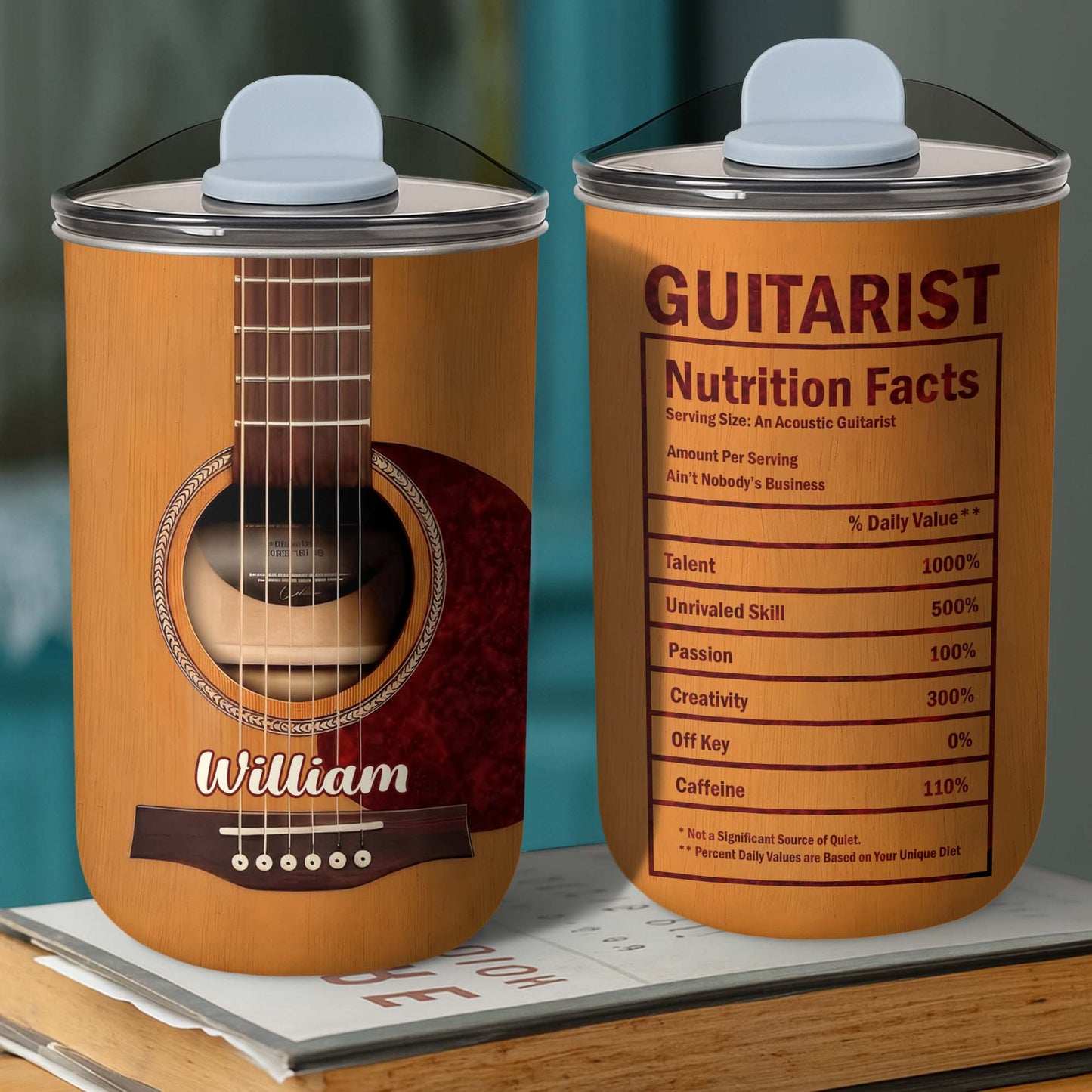 Music Is Life That's Why Our Hearts Have Beats Acoustic Guitar