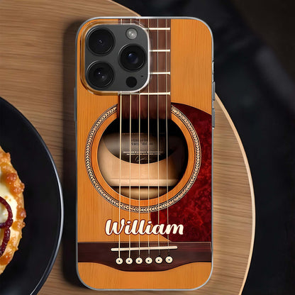 Strumming Through Life Personalized Acoustic Guitar Strings Design