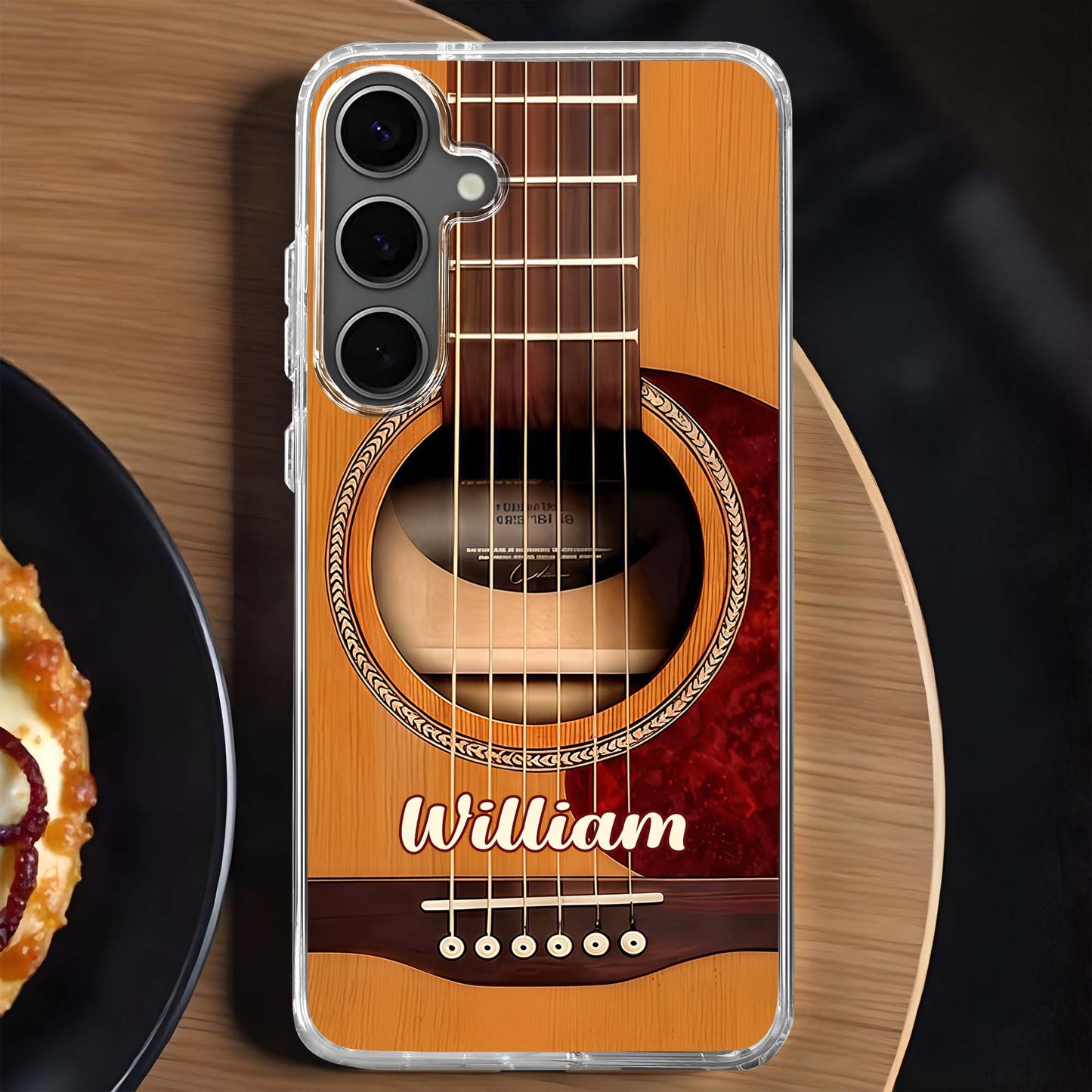 Strumming Through Life Personalized Acoustic Guitar Strings Design