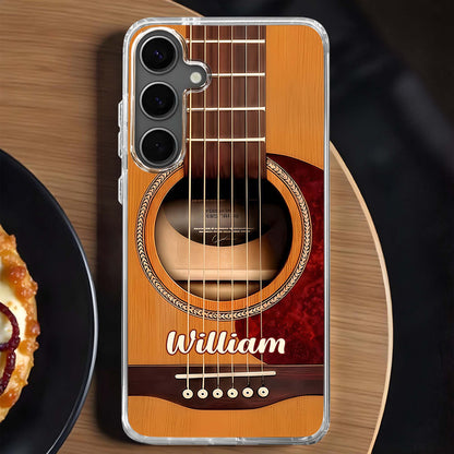 Strumming Through Life Personalized Acoustic Guitar Strings Design