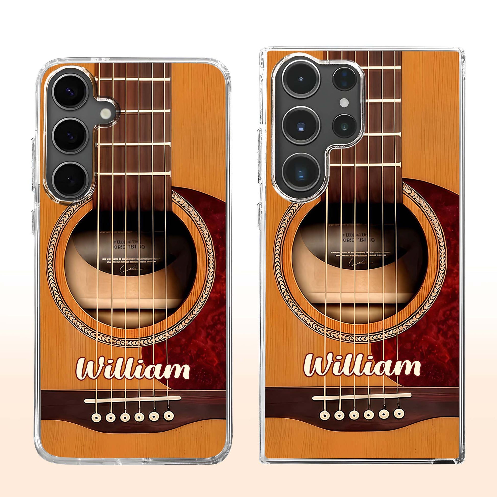 Strumming Through Life Personalized Acoustic Guitar Strings Design