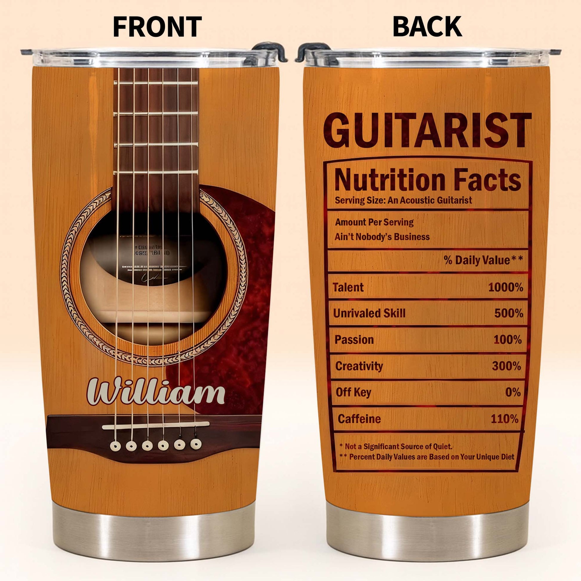 To My Incredible Musician, Let Your Music Soar, Guitar Design