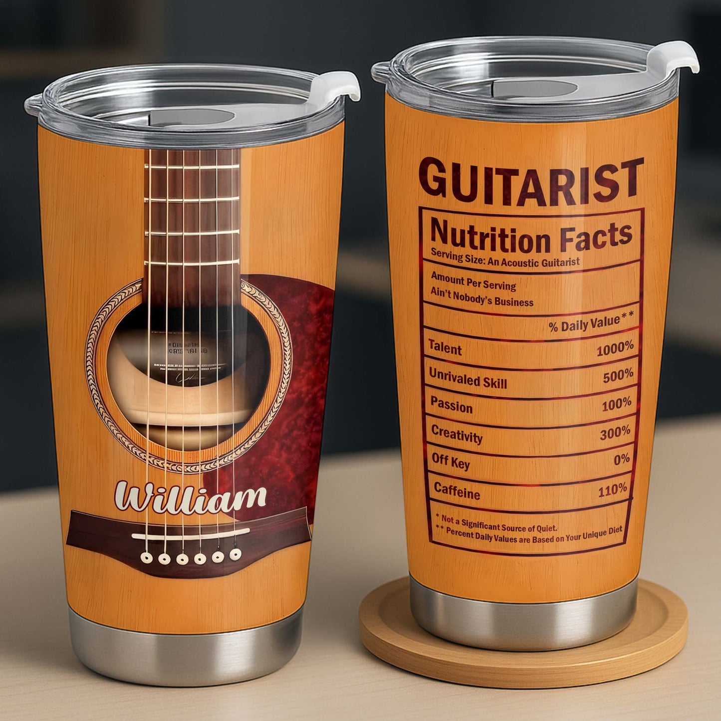 To My Incredible Musician, Let Your Music Soar, Guitar Design