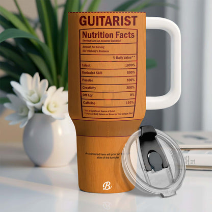 Guitarist Nutrition Facts Acoustic Guitar Musical Instrument