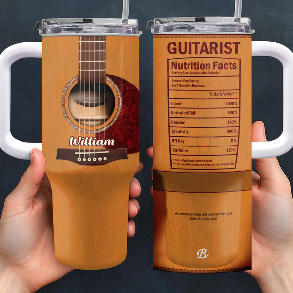Guitarist Nutrition Facts Acoustic Guitar Musical Instrument
