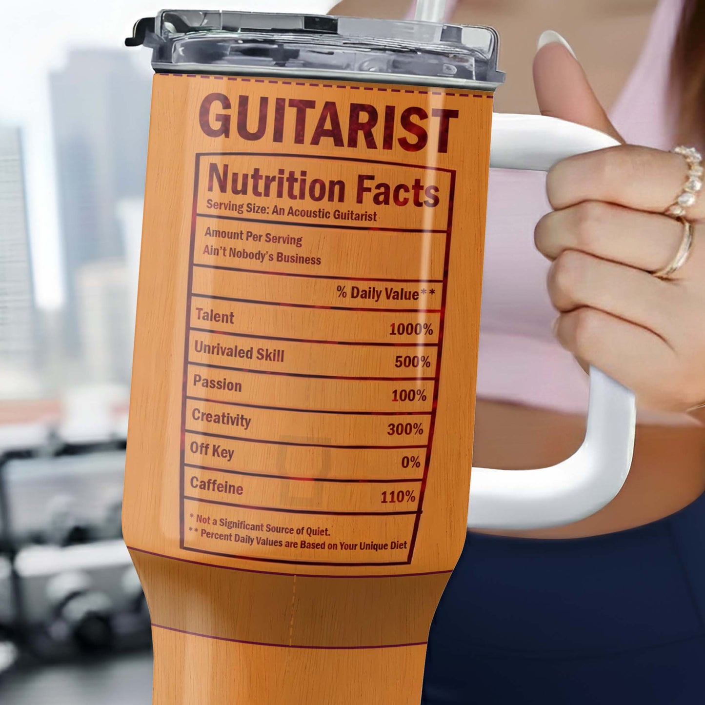Guitarist Nutrition Facts Acoustic Guitar Musical Instrument