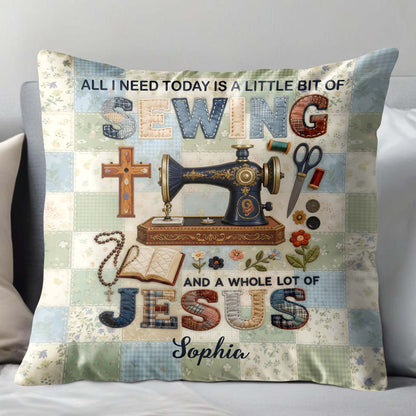 A Little Bit Of Sewing And A Whole Lot Of Jesus Pillow