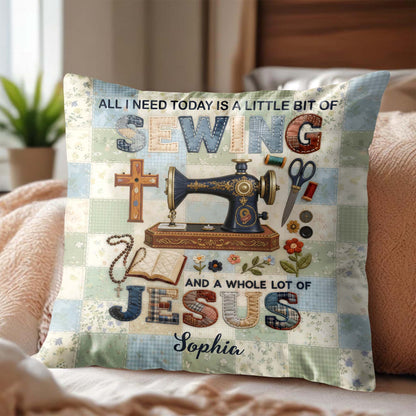 A Little Bit Of Sewing And A Whole Lot Of Jesus Pillow
