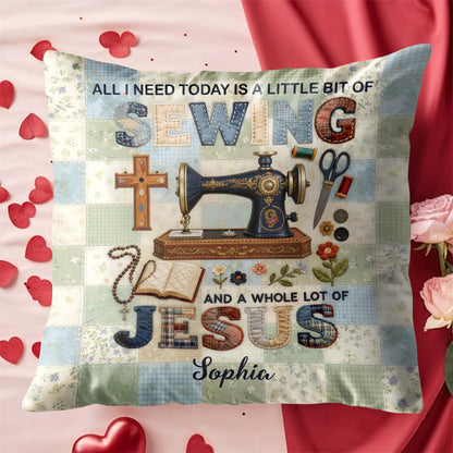 A Little Bit Of Sewing And A Whole Lot Of Jesus Pillow