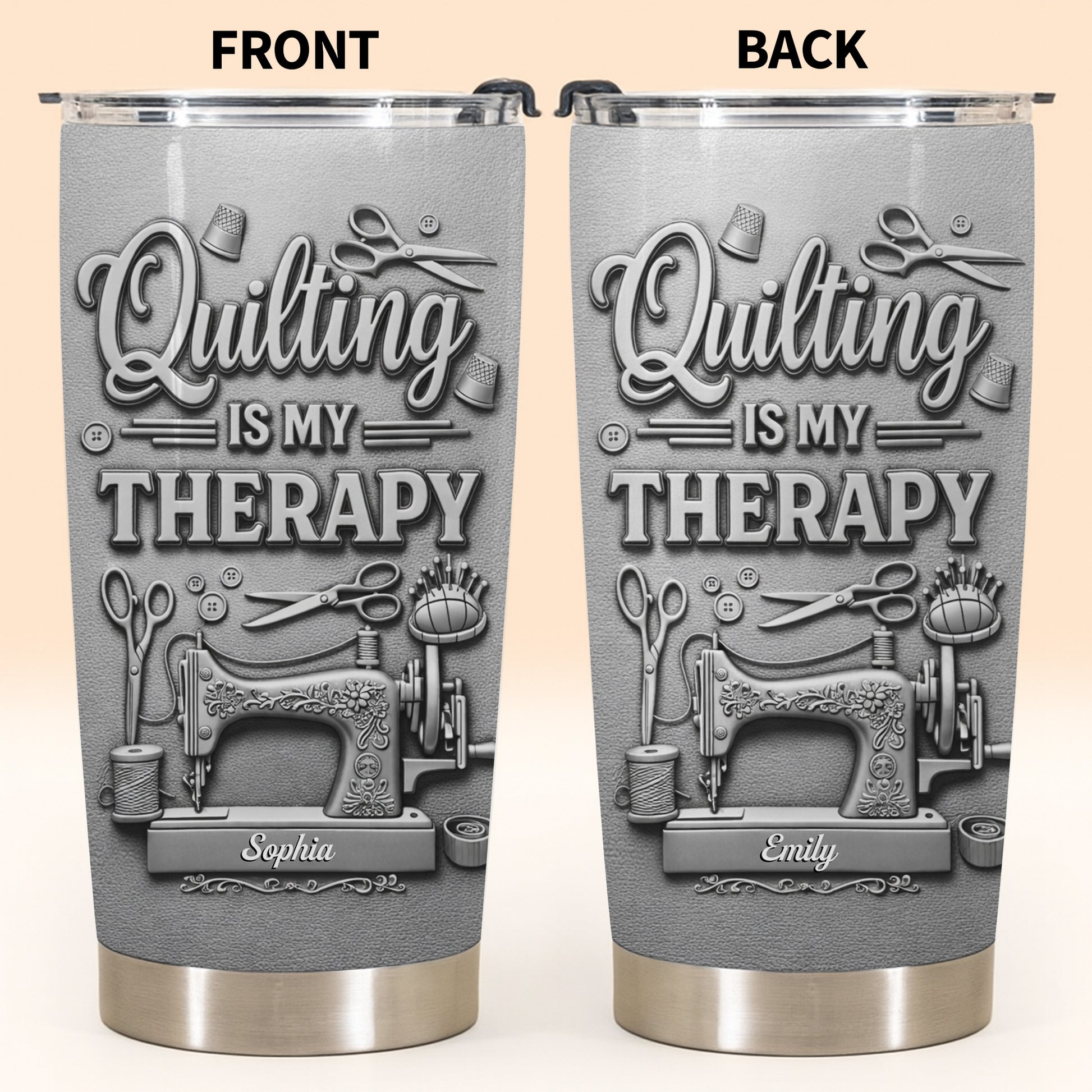 Quilting Is My Therapy Sewing Machine And Crafting Tools