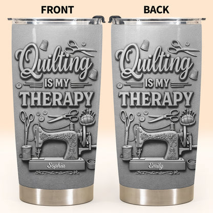 Quilting Is My Therapy Sewing Machine And Crafting Tools