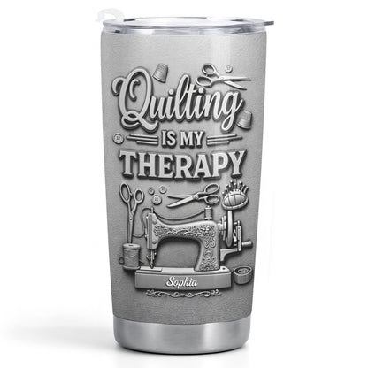 Quilting Is My Therapy Sewing Machine And Crafting Tools