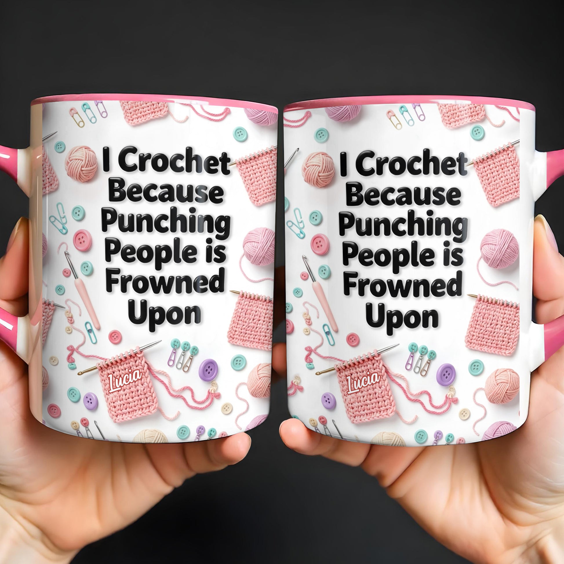 I Crochet Because Punching People Is Frowned Upon