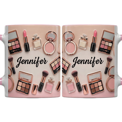 My Makeup Collection With Brushes And Lipstick