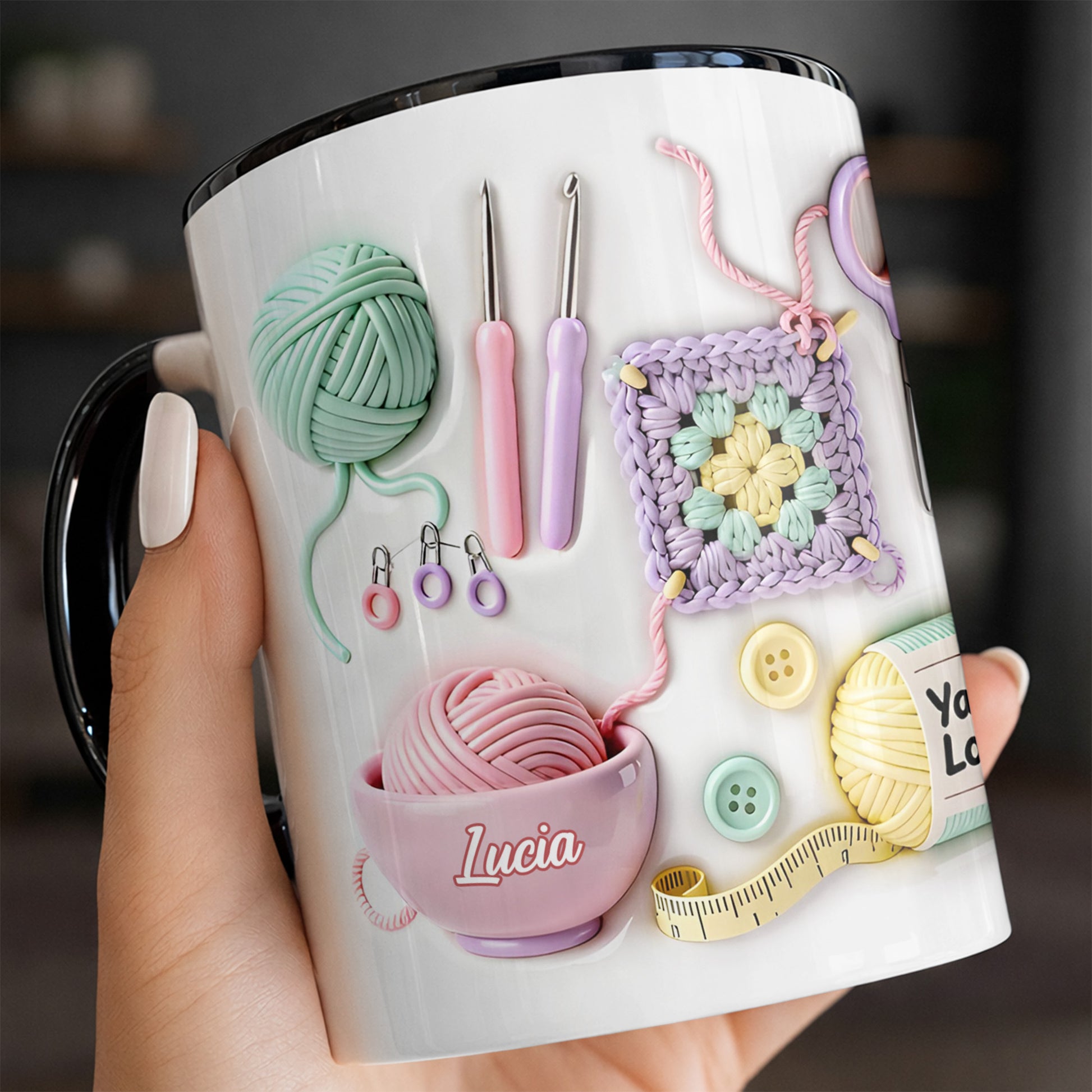 I Crochet So I Don't Kill People, Yarn And Crochet Hooks Design