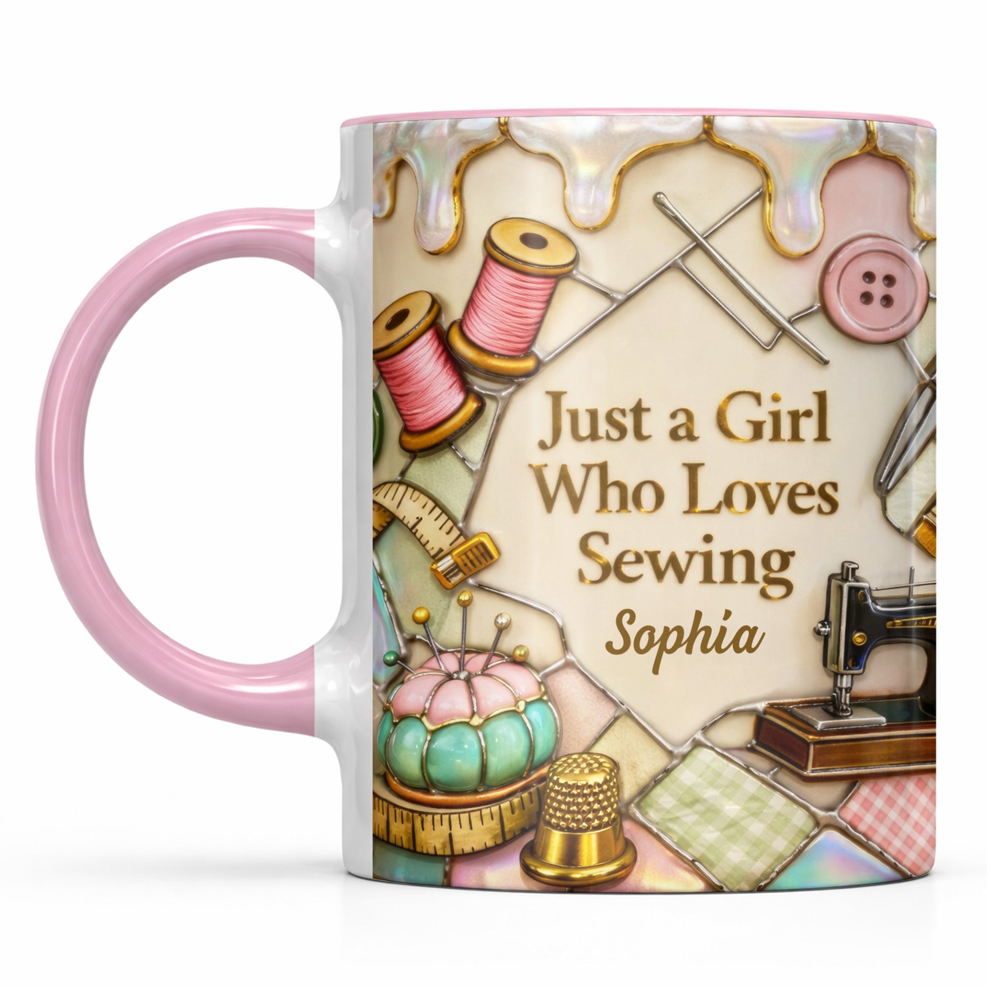 Just A Girl Who Loves Sewing, Creative Craft Design