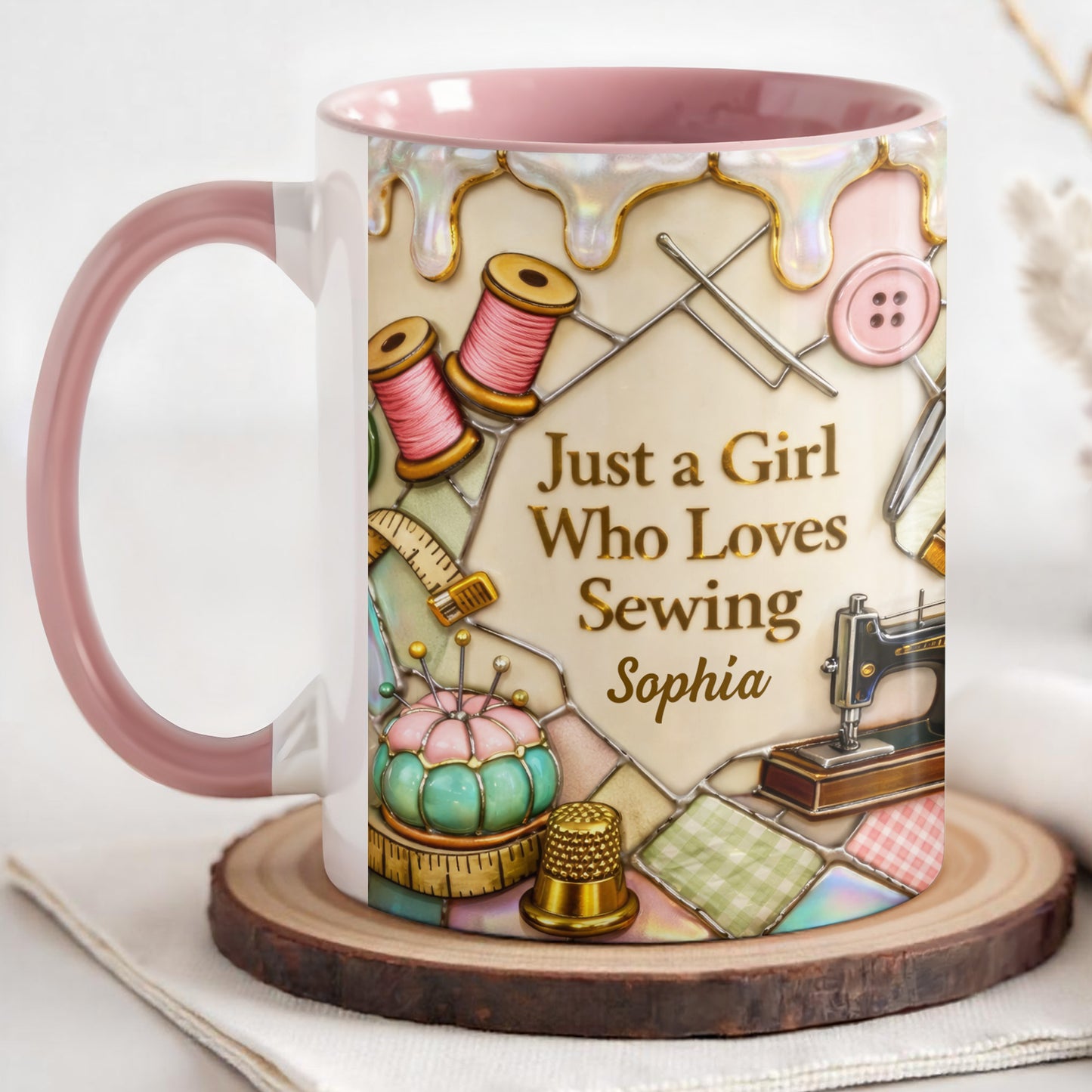 Just A Girl Who Loves Sewing, Creative Craft Design