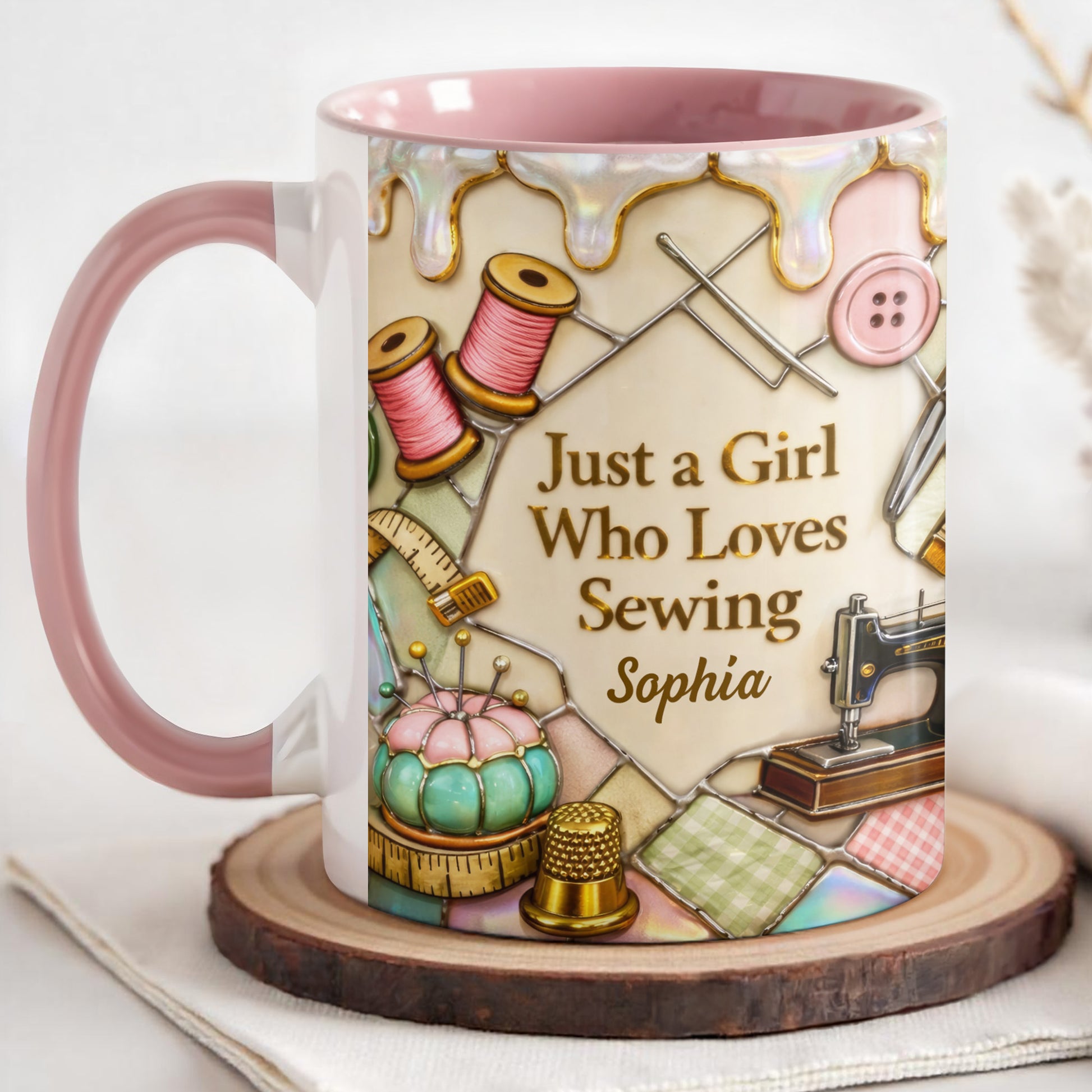 Just A Girl Who Loves Sewing, Creative Craft Design