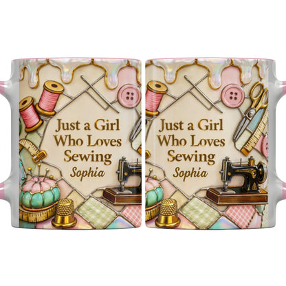 Just A Girl Who Loves Sewing, Creative Craft Design