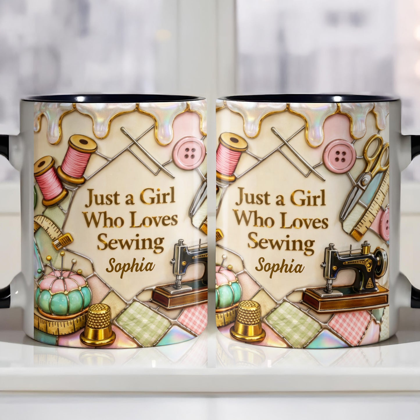 Just A Girl Who Loves Sewing, Creative Craft Design