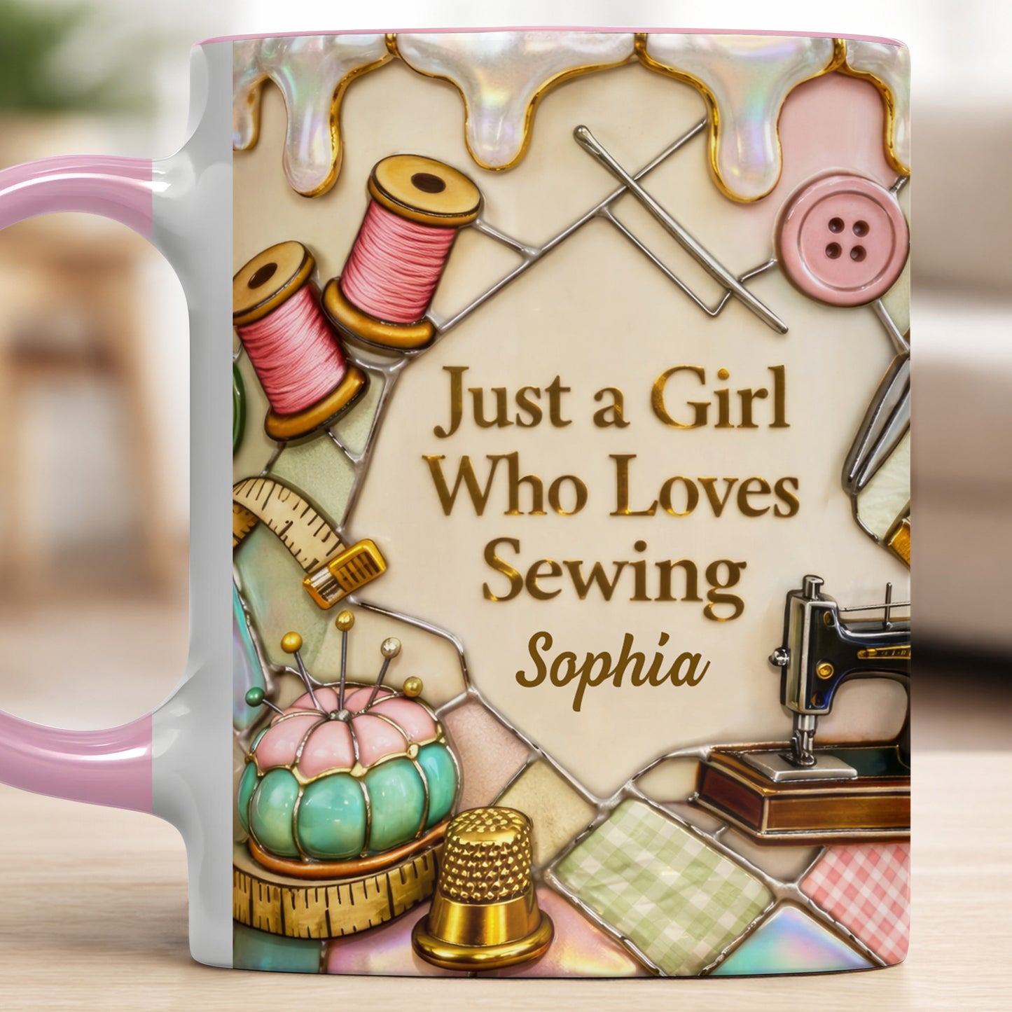 Just A Girl Who Loves Sewing, Creative Craft Design