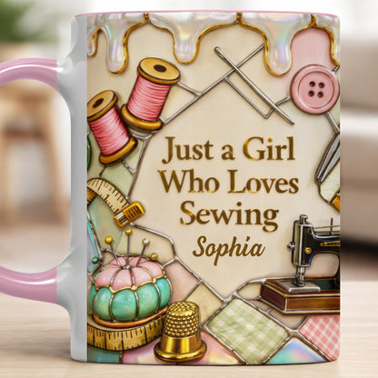 Just A Girl Who Loves Sewing, Creative Craft Design