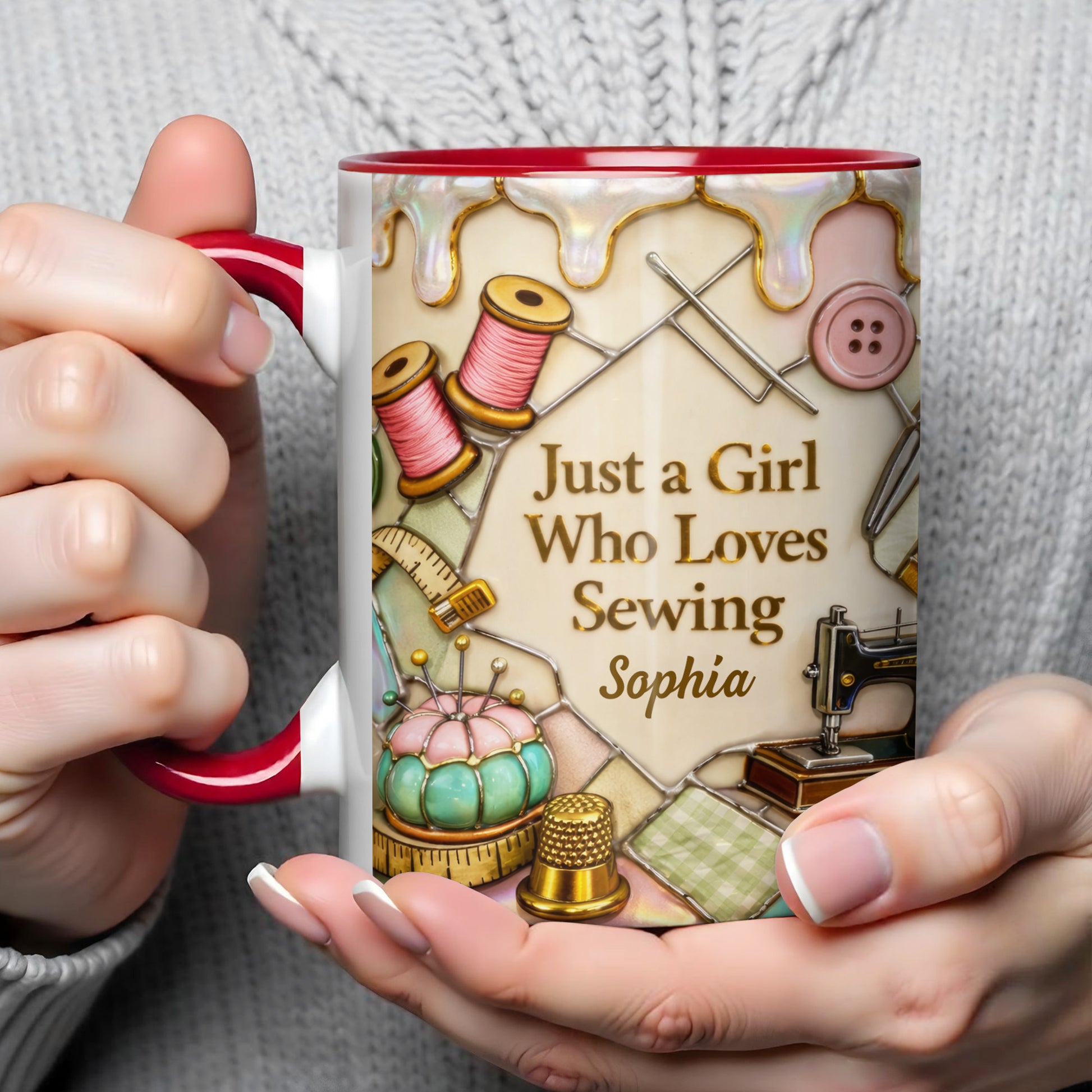 Just A Girl Who Loves Sewing, Creative Craft Design