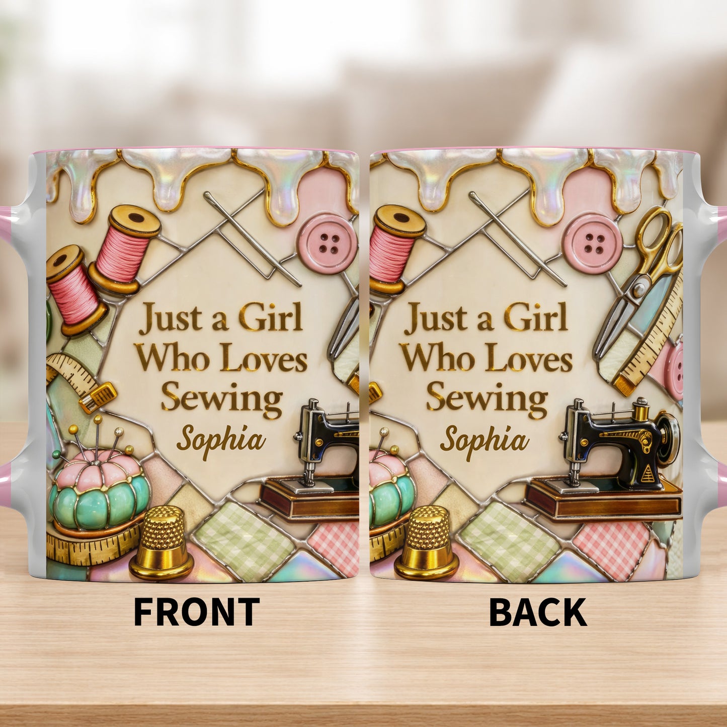 Just A Girl Who Loves Sewing, Creative Craft Design