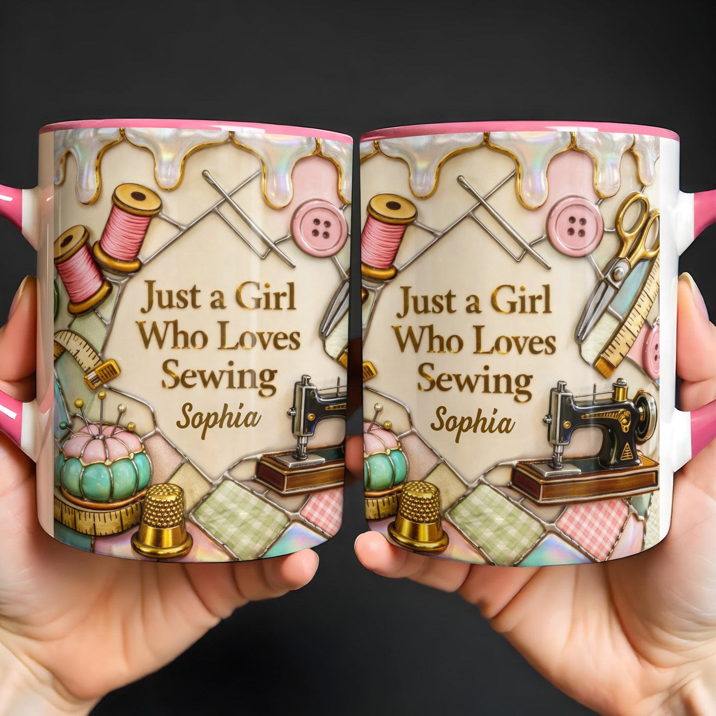 Just A Girl Who Loves Sewing, Creative Craft Design