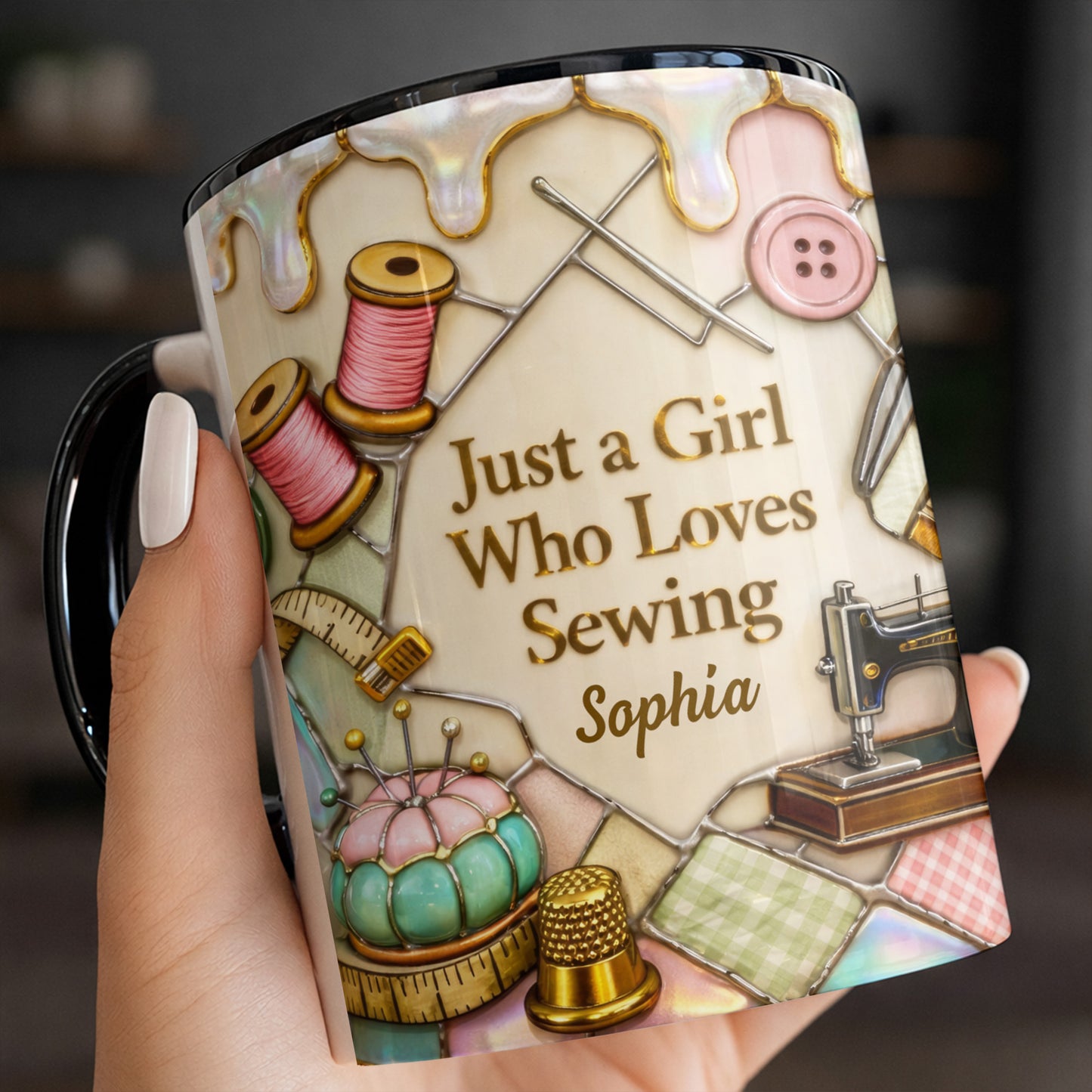 Just A Girl Who Loves Sewing, Creative Craft Design